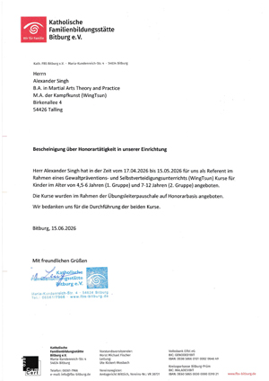 Gewaltpräventions- und Selbstverteidigungsunterricht für Kinder bei der Familienbildungsstätte Bitburg e.V.